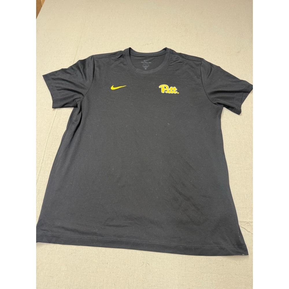 Nike Pitt Panthers T-Shirt Men’s XL Black Gold Short Sleeve